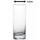 Jogo 6 Copos 310ML 15cm Altura Em Vidro